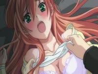 Hentai maid got kissed and turned on